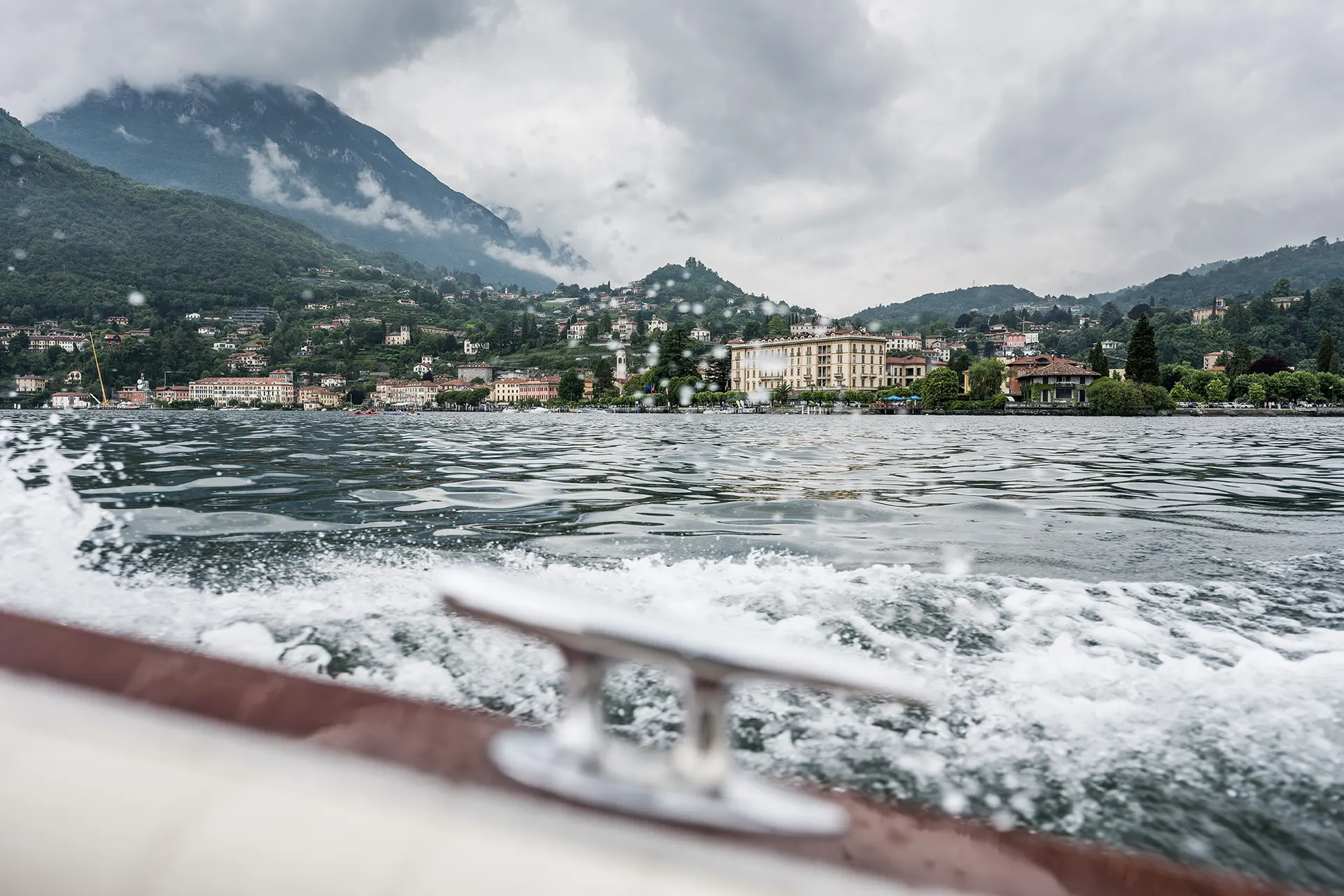 Lake Como by boat